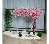 RNNYWDRQ Large Plant, Artificial Cherry Blossom Trees Fake Trees Handmade Tree With Base Indoor Outdoor Home Office Party Wedding 2.3x1.5m/7.5x4.9ft