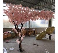 RNNYWDRQ Large Plant, Artificial Japanese Pink Cherry Blossom Tree, Handmade Fake Sakura Silk Flower Decoration,Wishing Tree,For Wedding Event Party Restaurant Mall 1.8x1m/5.9x3.3ft