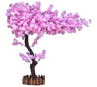 RNNYWDRQ Simulation Cherry Wishing Tree Peach Blossom Tree Fake Tree Large Plant Artificial Cherry Tree for Indoor Outdoor Home DIY Office Party Wedding Decor Blue- 1.8x1.5m