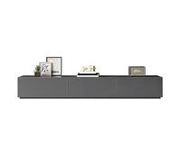 RNNYWDRQ Solid Wood TV Stand Plain-coloured Home Base Cabinet TV Storage Corner Unit Modern TV Media Console Suitable For The Living Room Or Bedroom(Grey-A 180 * 30 * 25.5cm)