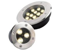 RNNYWDRQ Ultra-thin Underground Lamps - Landscape Light, 220V Outdoor Recessed Spot Light, IP67 Waterproof Lawn Lamp Garden Underground Lamp, LED Floodlight Beam Spotlights(Red,24W(180mm*50mm))