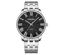 RNONDRY Classic Analog Watches for Men Stainless Steel Waterproof Watch, Black, Classic