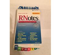 RNotes: Nurse's Clinical Pocket Guide