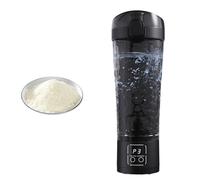 RNPKZ Electric Protein Shaker Bottle, 700ml USB Rechargeable Shaker Cup with Portable & Removable Base, Electric Protein Shake Mixer, Portable Blender Cup for Protein Shakes & Meal Replacement Shakes