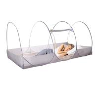 RNPKZ Foldable Mosquito Net, Ultra Light Pop Up Mosquito Net, Family Mosquitos Nets Bed, Single Bed MosquitoNet with Zip, Easy Setup Fine Mesh Fly Nets Tent for Home, Dorm, Camping, Travel and Outdoor