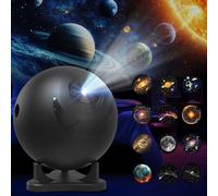 RNPKZ Planetarium Star Projector, Star Projector Galaxy Light, LED Globe Galaxy Projectors with 12 Film Discs, Galaxye Projectors Light, Starry Sky Night Lights Gift for Kid, Adult,Bedroom,Party Decor
