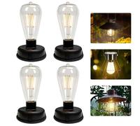 RNPKZ Solar Light Bulb, 8.5CM Replacement Solar Bulb, Waterproof Solar Light Replacement Top with Bright LED Bulb, Replacement Solar Light for Lantern, for DIY Outdoor Garden Patio Decor(4 Pack)