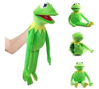 RNPKZ The Frog Hand Puppet, 60 CM Kermit the Frog Puppet, Frog Plush Hand Puppets, Soft Hand Frogs Stuffed Plush Toy, Soft Frogs Puppets Doll Gift for Children Kids Adults Birthday Christmas (B)