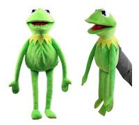 RNPKZ The Frog Hand Puppet, 60CM Kermit the Frog Puppet, Frog Plush Hand Puppets, Soft Hand Frogs Stuffed Plush Toy, Soft Frogs Puppets Doll for Children Kids Adults Birthday Christmas