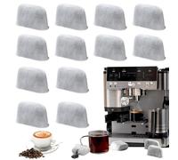 RNPKZ Water Filter Inserts for Ninja Coffee Machine, 12PCS Charcoal Coffee Filter, Activated Carbon Espresso Coffee Maker Water Filter Replacement Effectively Absorb Impurities Removes Odors