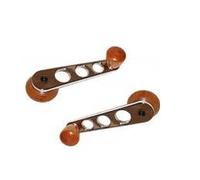 RnR Spares Classic Beetle/Camper T2 Chrome/Wood Window Winder Handles Pair