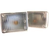 RnR Spares Clear Front Indicator | Flasher Units x 2 T2 Bay Window Camper Van 1972-1979