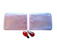 RnR Spares | T2 Camper Front Indicator Lenses Clear with Amber Bulbs Type 2 1972 to 1979 Camper Van