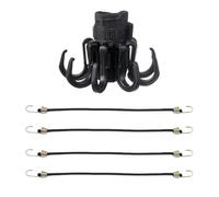RNSKFG 1 Piece Beach Umbrella Hook And 4 Piece Rubber Elastic Rope, Beach Supplies, Item Fixing Tools, And Can Hang Towels And Bags.