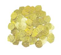 RNSKFG 100 Children'S Gold Coins, Game Props, Pirate Gold Coins, Children'S Game Coins, Party Decoration Supplies.