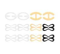 RNSKFG 12 Bra Anti-Slip Buckles, Plastic Shoulder Strap Buckles, Underwear Shoulder Strap Fixing Tools, Removable Design, Anti-Exposure Shoulder Strap Clips.