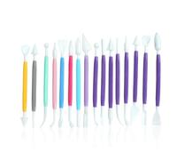 RNSKFG 16 Pieces Of Plastic Sculpture Tools, Ceramic Tools, Handmade Diy Production For Children, Cake Decoration Tools.