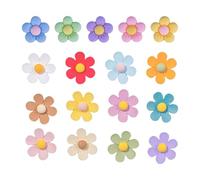 RNSKFG 17 Pieces Of 3D Flower Refrigerator Magnet, Creative Resin Refrigerator Stickers, Cute Decorative Magnetic Stickers, And Personalized Three-Dimensional Whiteboard Stickers.