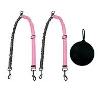 RNSKFG 2 Pieces Double-Headed Dog Walking Leash And 1 Piece Snack Bag, Pet Outdoor Supplies, Adjustable Leash, Training Leash.