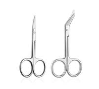 RNSKFG 2 Pieces Of Stainless Steel Scissors, Teaching Scissors, Cosmetic Surgery Scissors, Gauze Thread Removal Scissors, Multi-Function Scissors.