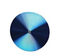 RNSZKIPJ 28.5MM CD Pattern Watch Dial Blank Metal No Calendar Watch Faces Accessories for NH35 for NH36 Movements(Dark Blue)