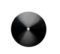 RNSZKIPJ 28.5MM CD Pattern Watch Dial Blank Metal No Calendar Watch Faces Accessories for NH35 for NH36 Movements(Black)
