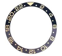 RNSZKIPJ GMT Golden Word Black Gray Ceramic Ring Outer Diameter 38MM Inner Diameter 30.5MM Suitable for 40mm SUB case in the Store