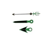 RNSZKIPJ Green Edge Black Non-Luminous Pointer Fish Seconds Seconds adapted to NH35/36/4R/7S Automatic Movement(Green Edge Black red Rudder)