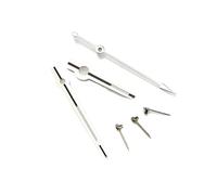 RNSZKIPJ Luminous Multi-Function Watch Hands for VK63 Quartz Movement - Six-Pin Timing Seconds Needle(Silver6-pin+greenluminous)