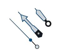 RNSZKIPJ New Color Edge red, Green, Yellow, Blue, Orange Pointer Green Luminous Three-Needle Watch Needle Suitable for Japanese NH35/36/4R Movement(Blue Edge)