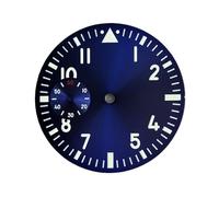 RNSZKIPJ Watch Accessories 6497 6498 Replacement Large dial Green Luminous 38.8MM(Blue dial with Small Seconds at Nine Oclock)