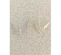 RNSZKIPJ Watch Accessories New Style Watch Hands Diamond Pattern Silver/Gold Three-pin Suitable for Japanese NH35/34/36/NH70 Movement(Silver)