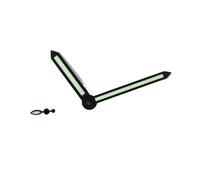 RNSZKIPJ Watch Accessories Pointer Green Luminous can be Installed 38.8MM Font ST3600 6498 6497 Movement with Watch Hands(Dark Light Orange)
