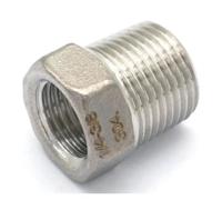 RNUMLIG 304 Stainless Steel Reducer 3/8" Male Thread to 1/4" Female Thread Reducing Bush Fitting Gas Air Water Fuel