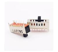 RNUMLIGH 10PC SS-16F03 (1P6T) Handle height 3MM 7-pin 6-stop toggle switch 4 Fix the foot vertical slide switch