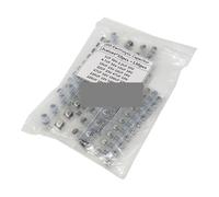 RNUMLIGH 130PCS/LOT 1uF-220uF SMD Aluminum Electrolytic Capacitor Assorted Kit Set, 13Values*10PCS=130PCS Samples Kit