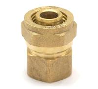 RNUMLIGH 14x18mm IDxOD x 1/2" BSP Female PEX-AL-PEX Tube Straight Brass Compression Pipe Fitting Connector RNUMLIGH