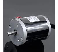 RNUMLIGH 24V 150W 7000rpm High Torque DC electronic starter Low Noise Dual Ball Bearings Carbon Brush electronic starter for Bead Lathe Machine Shaft Dia 8mm