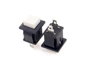 RNUMLIGH 6PCS/Lot DS-430 DS-431 Press ON/OFF, No Lock, Self-recovery, Appliance Switch Lockless Self Reset Button Switch (Gold)