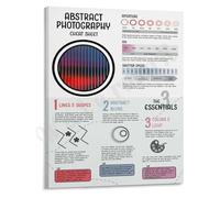 RNUMLIGH Abstract Photography Guide Poster Creative Techniques Cheat Sheet Wall-Art for Artists and Photographers Studio Gallery Decor(Unframed,08x12inch(20x30cm))