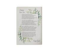 RNUMLIGH Edgar Guest Sermons We See Poster, Motivational Poetry Canvas Print, Gift for Teachers, Students, School Wall(Framed,08x12inch(20x30cm))