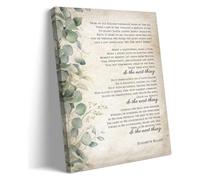 RNUMLIGH Elisabeth Elliot Do The Next Thing Giclee Canvas Print Poem Wall-Art Modern Home Office Decor(Framed,12x18inch(30x45cm))
