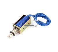 RNUMLIGH JF-0530B DC 24V 300mA 7.2W 5N 10mm Pull Push Type Linear Motion Solenoid Electromagnet