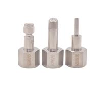 RNUMLIGH W21.8 5/8" Female Right Left Hand 1/4" NPT Compression 316 Stainless Connector Nitrogen Argon Helium Hydrogen Steel Cylinder (G5l8RH-6mm Comp.)