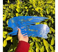 Rnvinry Indian Logo Motorcycle Stickers For HD XL 833 Road King Motor OiL Tank Helmet Personalized decorative PVC Sticker (blue)