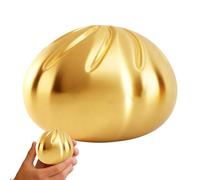 Rnyrn 2 Packs Colorful Dumpling Squishy Glitter, 8.5x5.5cm Giant Jumbo Rainbow Dumpling Stress Balls, Glitter Dumplings Toy, Rainbow Dumplings Stress Ball, Squeezable Steamed Bun Toys For Home