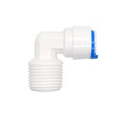 RO Aquarium Accessories Quick Connector Male Thread 1/8 1/4 3/8 1/2 3/4 BSP Adapter Elbow Combination Tube(3l8Tube-1l2Thread)