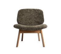 Ro Collection Pandora Armchair Upholstered Oiled Oak/Sheepskin Sahara