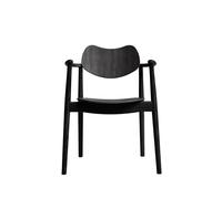 Ro Collection Regatta Dining Chair Black Lacquered Oak