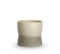 Ro Collection Two Tone Planter Pot Large Dune Grey